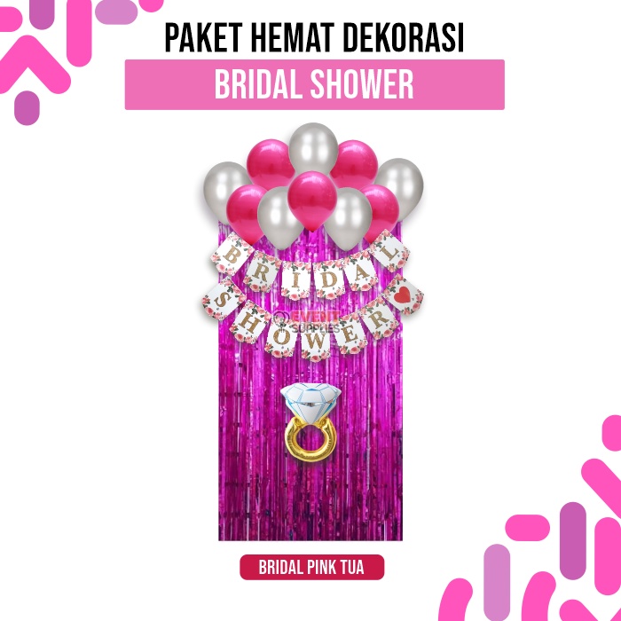 Jual Paket Dekorasi Bridal Shower Dekorasi Bride To Be Dekorasiwedding Shopee Indonesia