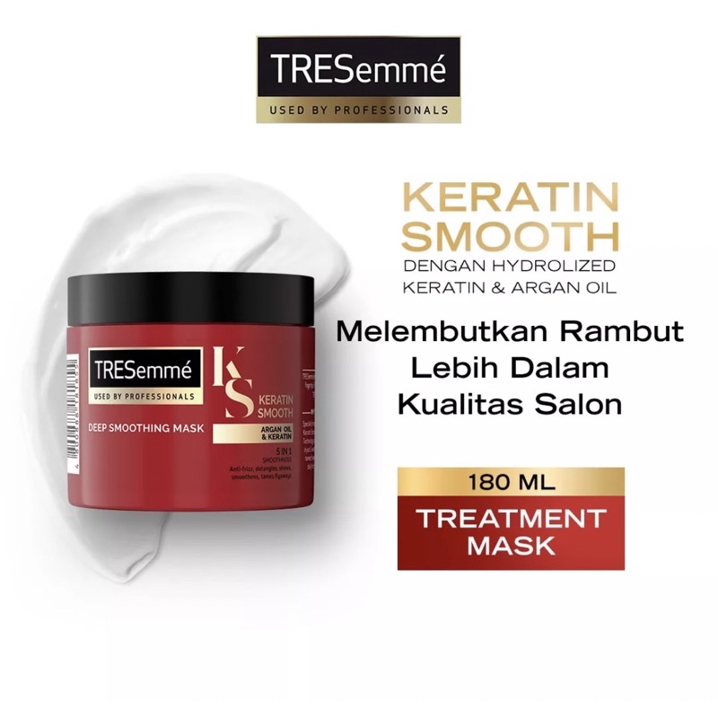Jual TRESEMME USED BY PROFESSIONALS DEEP SMOOTHING MASK KERATIN SMOOTH ...