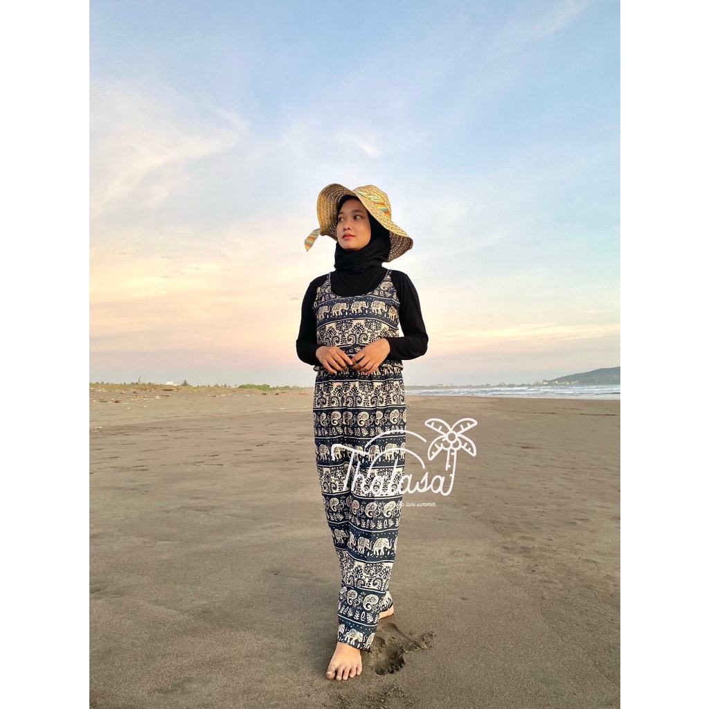 Baju Pantai Jumpsuit jumpsuit panjang jumpsuit jumbo jumpsuit wanita