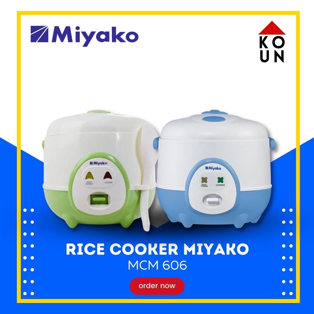 Jual (COD READY) MAGIC COM / RICE COOKER MIYAKO MCM606 / MCM 606 / MCM ...