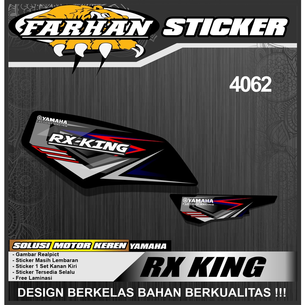 Jual 4062a Sticker Striping Motor RX KING - Striping Stiker RX KING ...