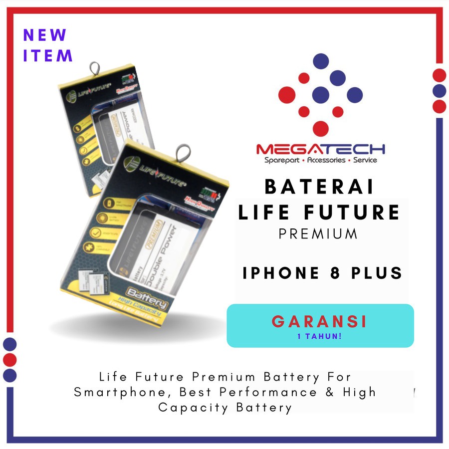 Jual Baterai Batre IPh Ne 8 Plus Life Future Premium Shopee Indonesia