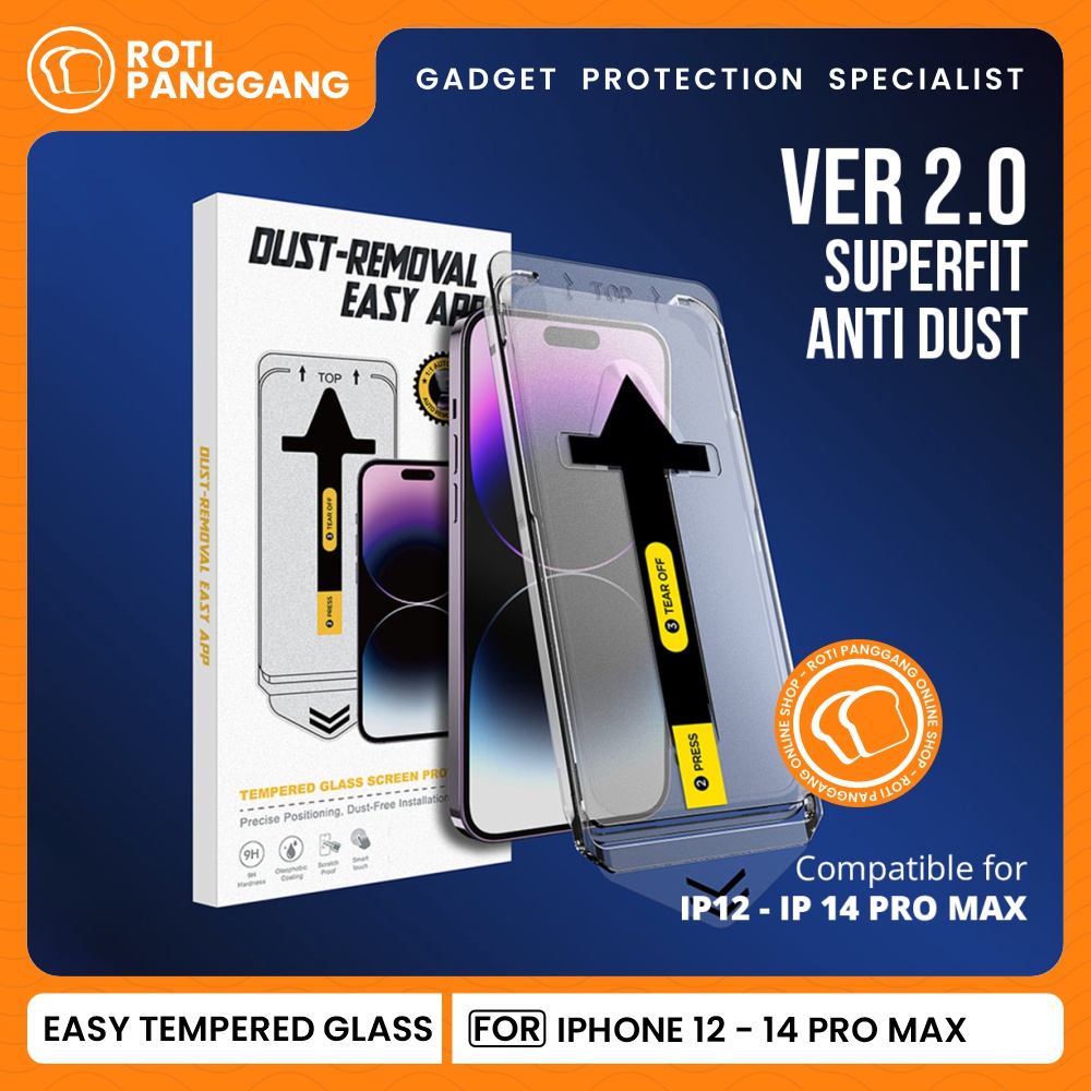 Jual VER SUPERFIT EASY APP TEMPERED GLASS IPHONE X XS XR 11 12