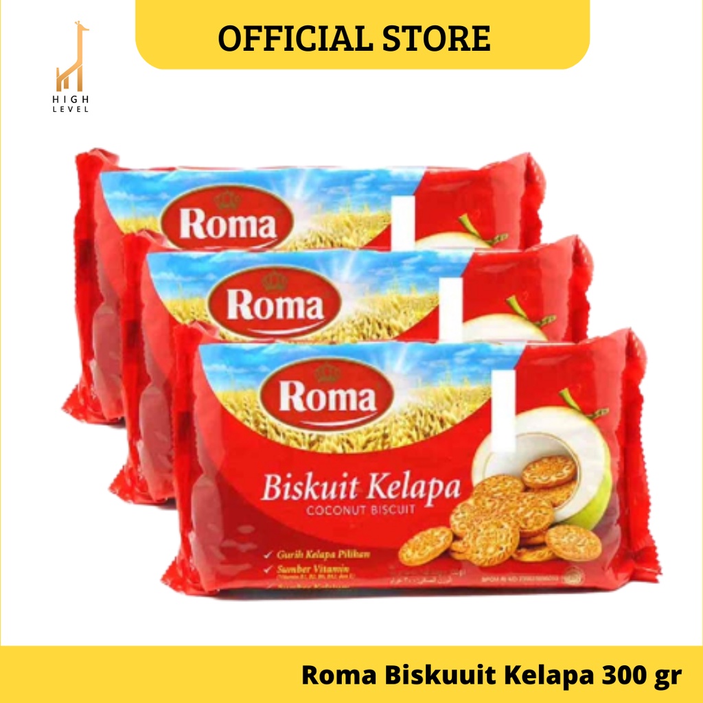 Jual Biskuit Roma Kelapa 300 Gr Shopee Indonesia 