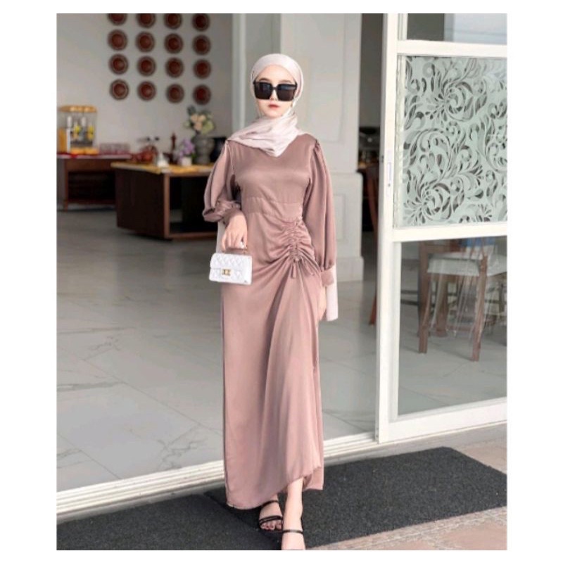 Jual Dress Satin Simple Terlengkap & Harga Terbaru April 2026 | Shopee ...