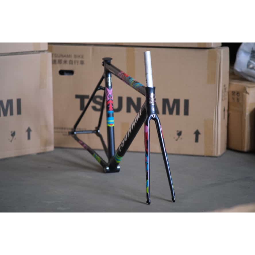 Jual Tsunami SNM300 SNM 300 2022 New Livery Frameset Frame Set Sepeda ...