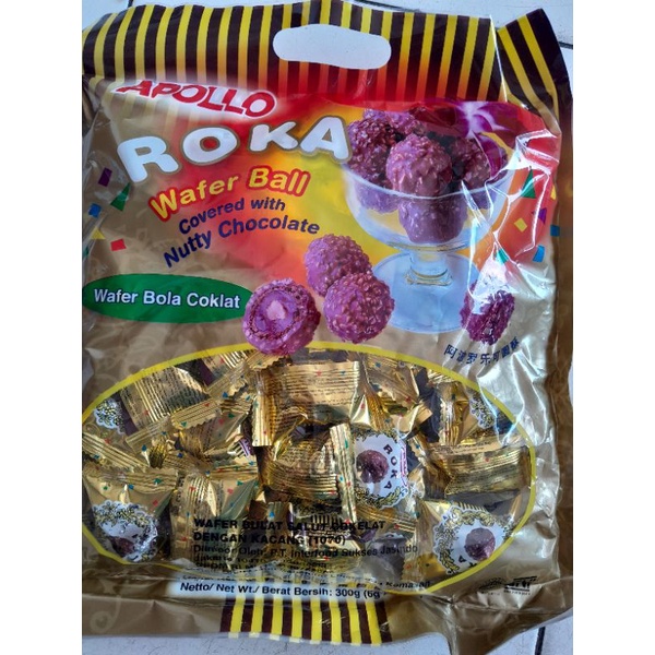 Jual APOLLO ROKA WAFER BALL ISI 50PCS | Shopee Indonesia