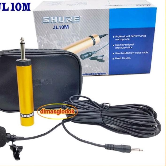 Jual Harga Heboh Mic Kancing Clip On Microphone Mik Imam SHURE JL10