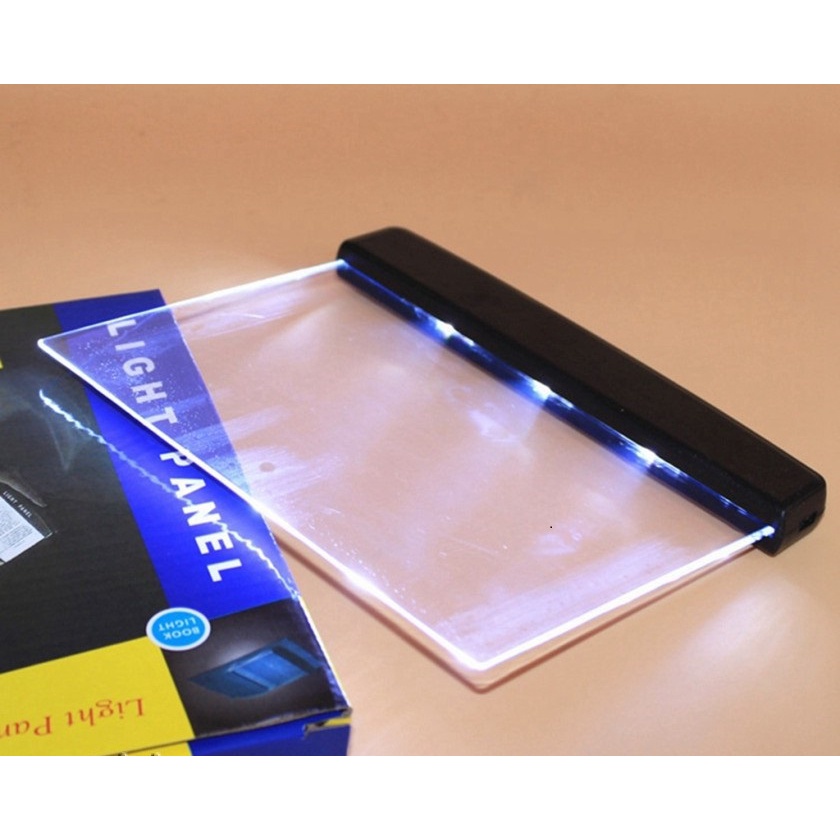 Jual Lampu Baca Buku Belajar LED Panel Book Reading Lamp Light Portable ...