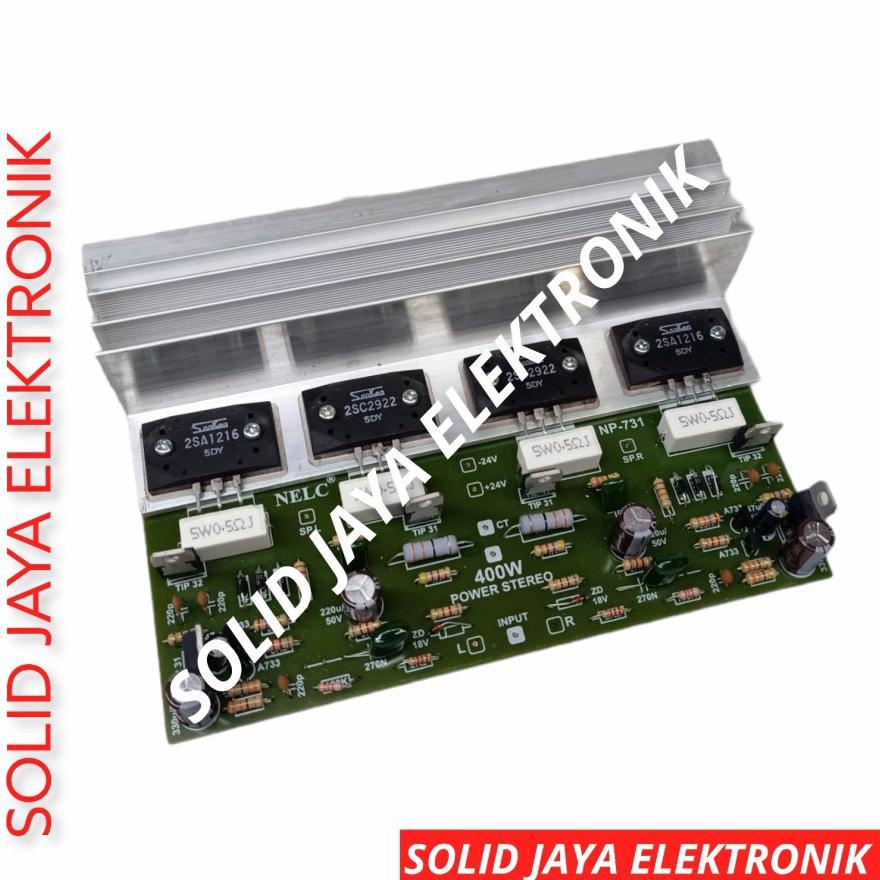 Jual KIT POWER AMPLIFIER STEREO 400W SANKEN 2SA1216 - 2SC2922 2 POWER