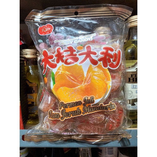 Jual Permen Jeli Rasa Jeruk Mandarin / Jelly Candy / Hongmao | Shopee ...
