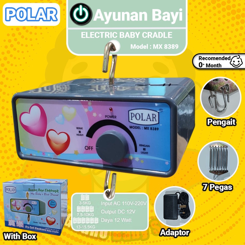 Jual POLAR Mesin Ayunan Listrik Otomatis// Mesin Ayunan Bayi | Shopee ...