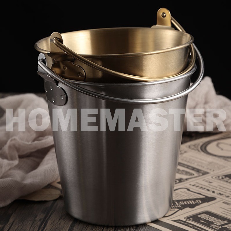 Jual HomeMaster Ember/Bucket 1L Stainless/Besi Baja Tahan Karat SUS304 ...