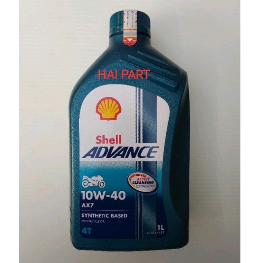 Jual SHELL ADVANCE AX7 SPORT 10W - 40 1L ORIGINAL | Shopee Indonesia
