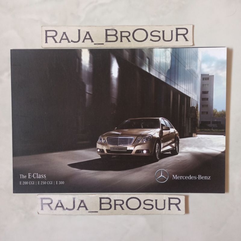 Jual Poster brosur katalog leaflet Mercedes Benz The E Class Mercy E200 ...