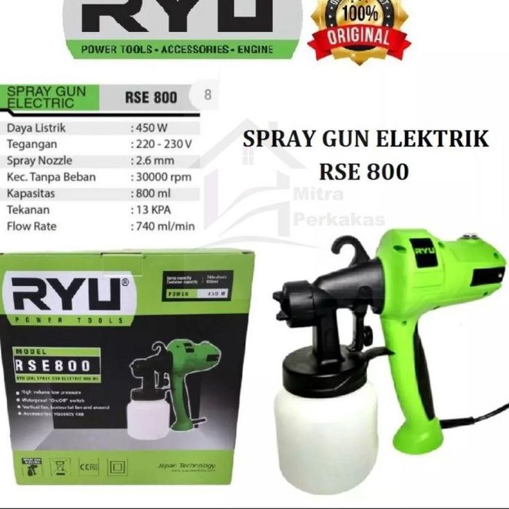 Jual Ready RYU Spray Gun Electric atau Semprotan Cat Listrik Spray Gun ...
