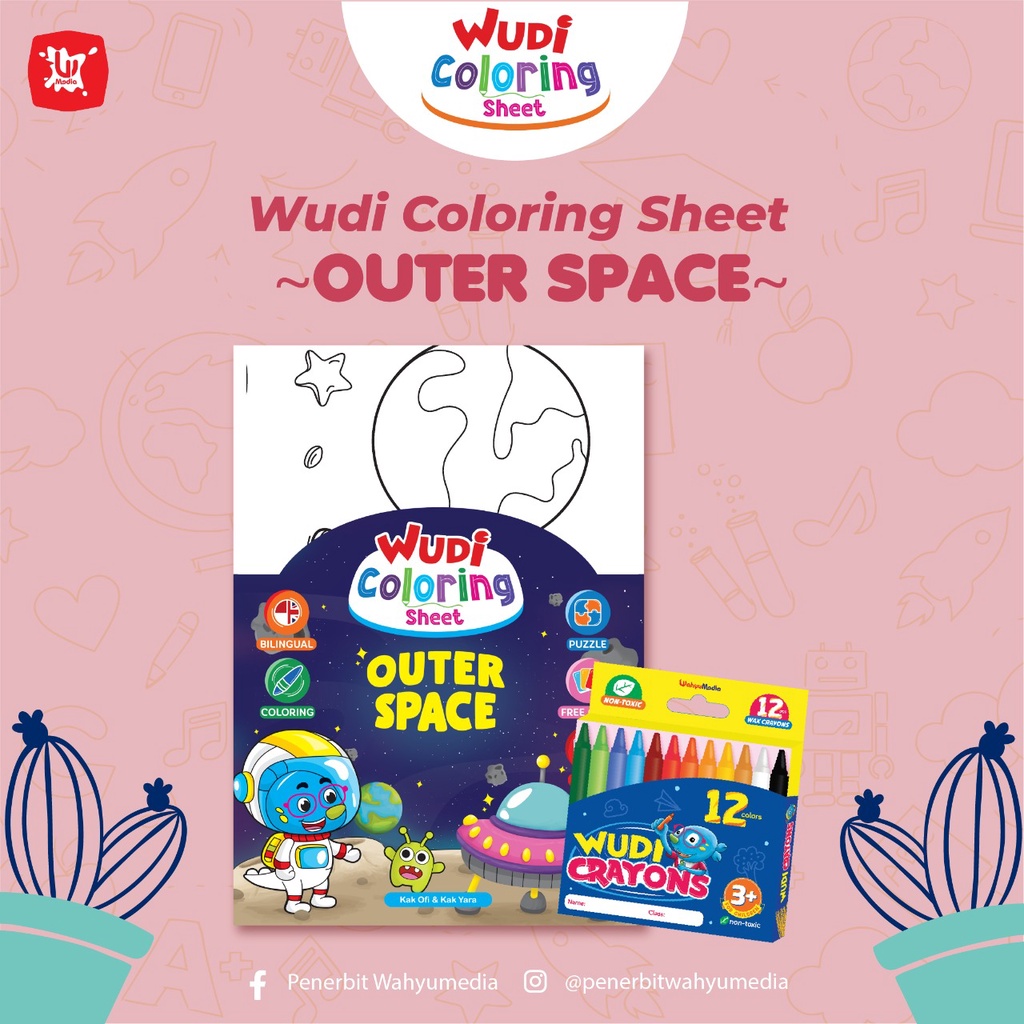 Jual [PROMO ] Special Offer Wudi Coloring Sheet By Kak Ofi & Kak Yara