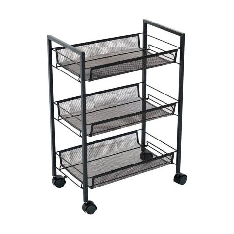 Jual Jual Rak Dorong Roda 3 Tingkat Susun Besi Kuat Troli Serbaguna ...