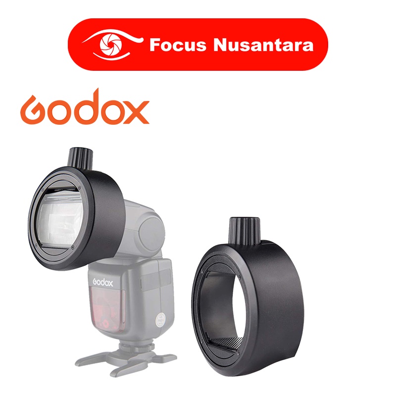 Adattatore Godox S-R1 Per Accessori A Testa Tonda AK-R1, Compatibile Con Flash Godox V860II, TT685 E Altre Marche Come Canon, Nikon, Sony