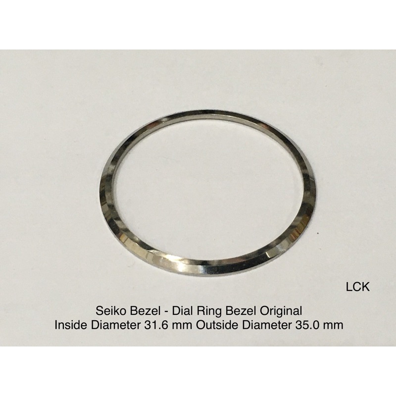 Jual Genuine Seiko Bezel Ring Part 8333xxx / Dial Ring Bezel Seiko ...
