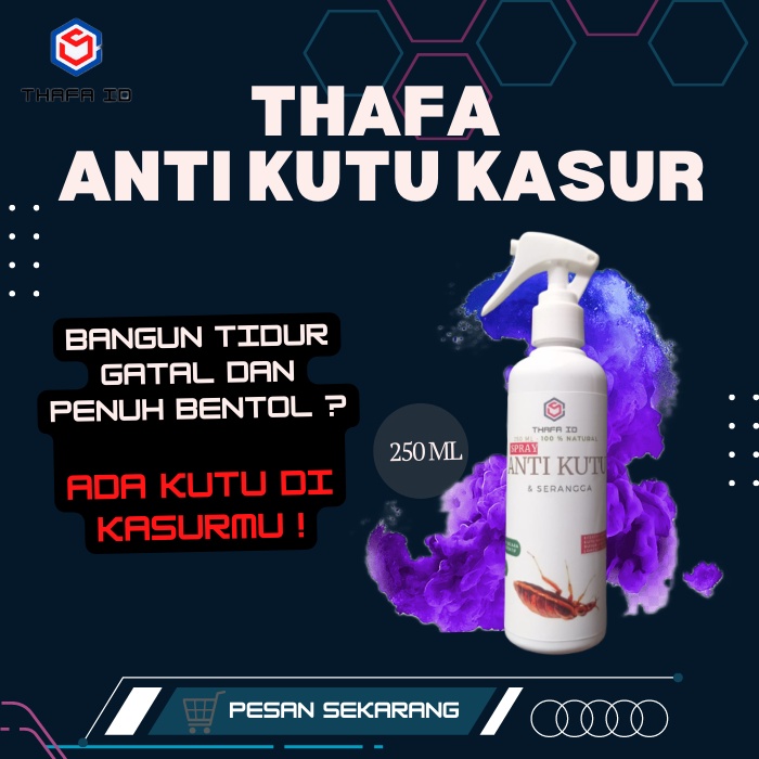 Jual Thafa Spray Anti Kutu And Serangga Semprotan Tungau Kutu Busuk