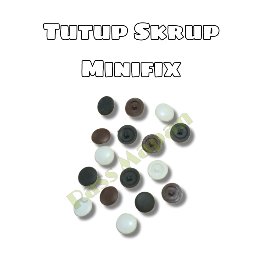 Jual Cover Tutup Skrup Tapping Taping Screw Olimpik Minifix 1 BKS isi