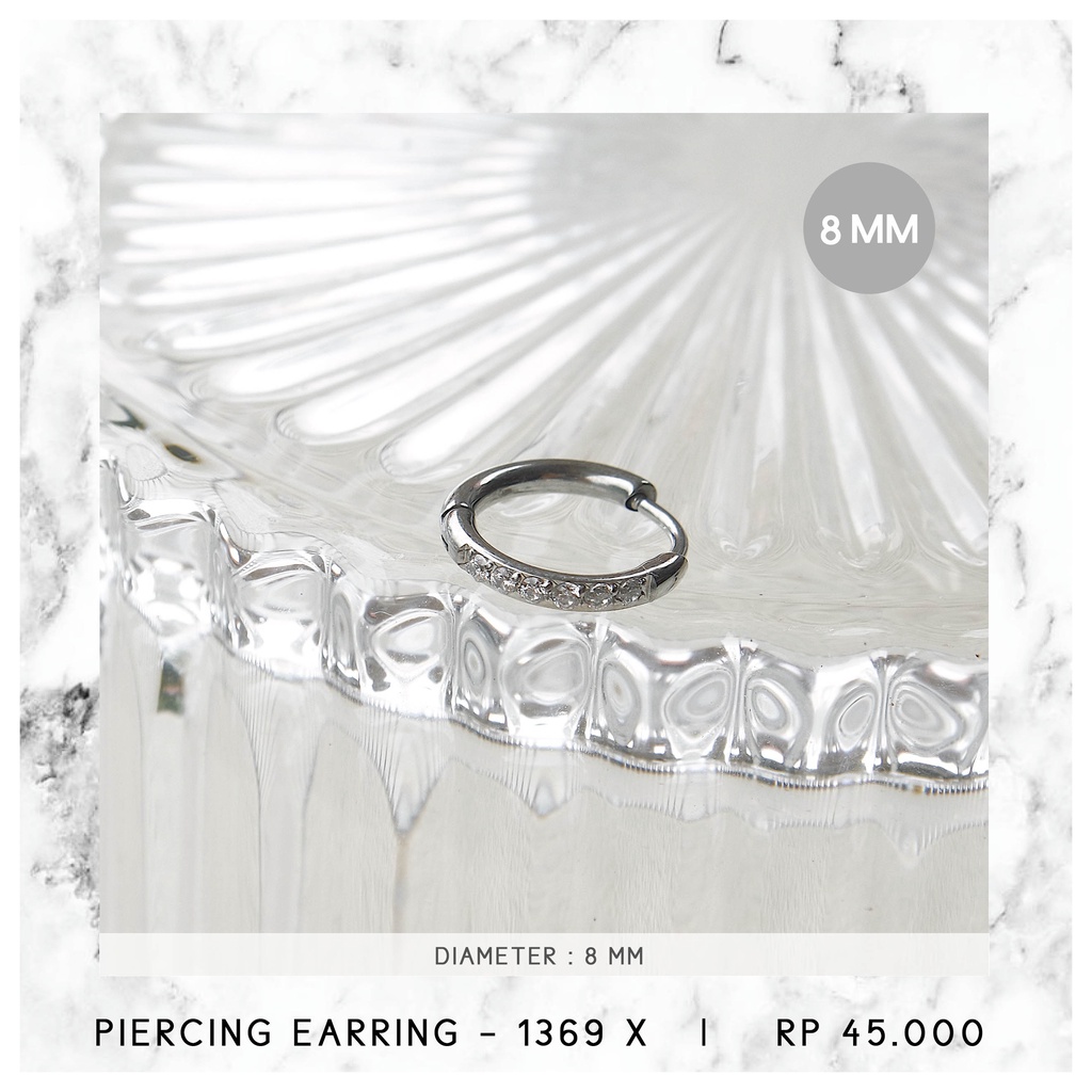 Jual Harga Biji Anting Piercing Tindikan Helix Cartilage Tragus