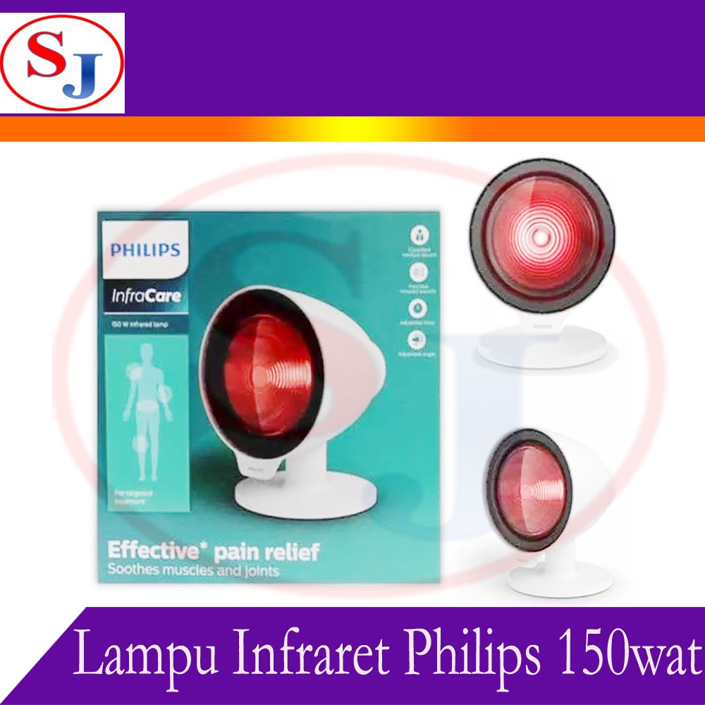 Jual Lampu Terapi Infrared Philips 150 Wat / Lampu Inframerah+timer ...