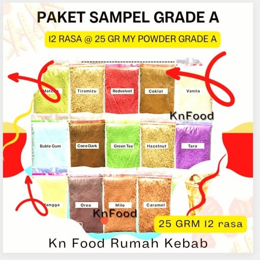 Jual Paket Minuman MY POWDER Grade A / Paket Percobaan 12 Rasa | Shopee ...