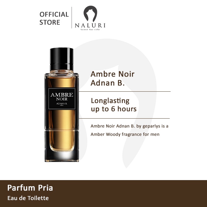 Jual Parfum Original Geparlys Adnan.B Ambre Noir For Men EDT 100ml ...