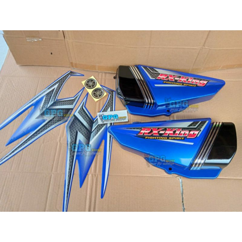 Jual Box Tutup Aki Tepong Cover Samping RX King RXKing 2004 Biru ...