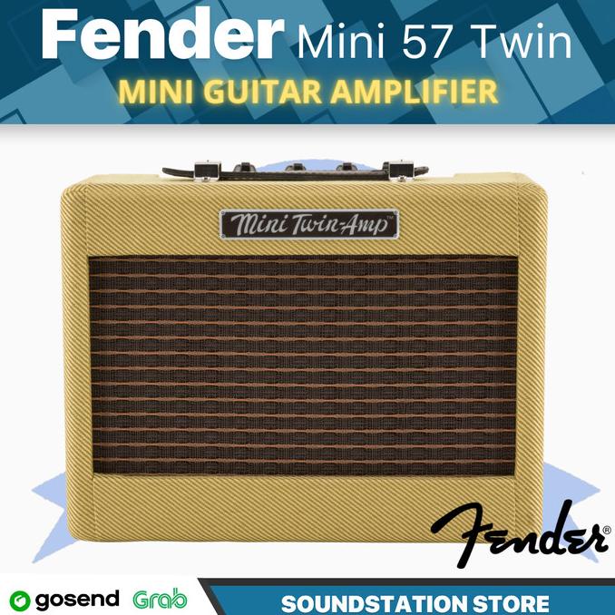 Jual Fender Mini 57 Twin Desktop Amplifier - Ampli Gitar Mini | Shopee ...