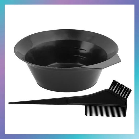 Jual KTM - Mangkok dan Sisir Cat Rambut 2 in 1 Mangkuk Semir Cat Rambut ...