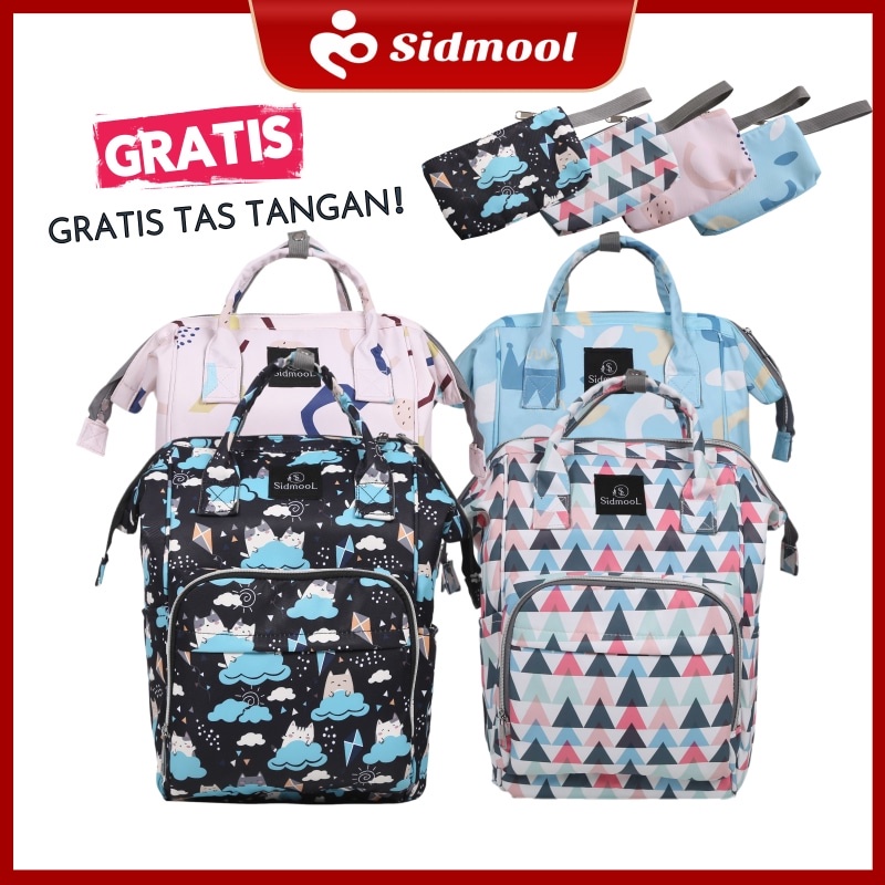 Jual Sidmool Tas Bayi Multifungsi Baby Diaper Bag Tas Ransel Bayi