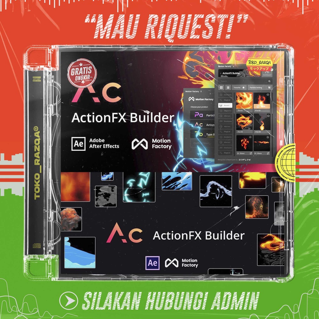 Jual MotionFactory Classic - ActionFX Builder For After Effects AE ...