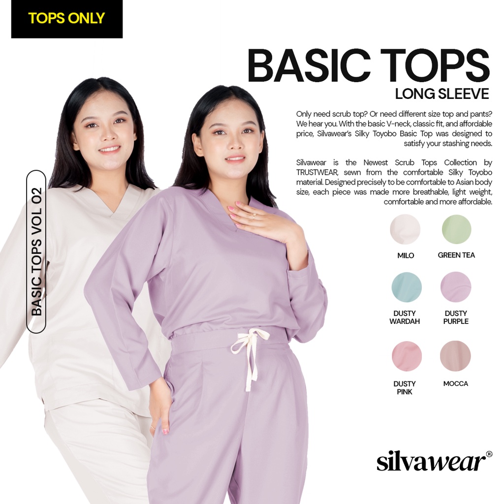 Jual Doctors Scrub Baju Jaga Oka Ok Perawat Dokter Lengan Panjang Ii