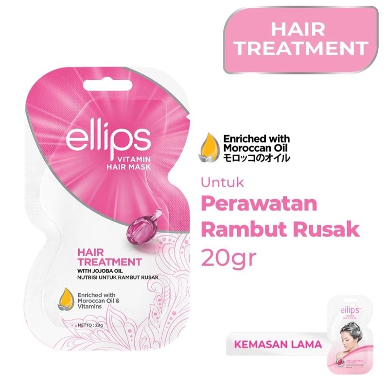 Jual Ellips Hair Mask Hair Treatment Sachet 20 gr | Shopee Indonesia