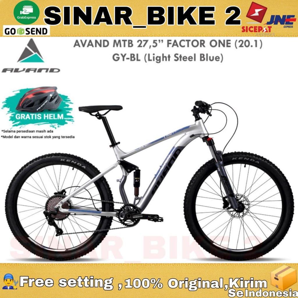 Jual Sepeda Gunung Inch MTB AVAND FACTOR ONE Full Suspension