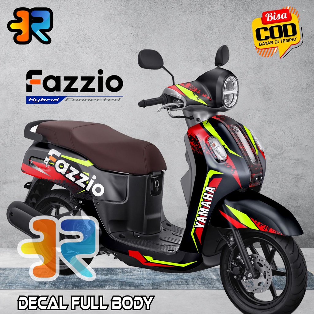 Jual Decal Yamaha Fazio Full Body Variasi Desain Racing Shopee Indonesia