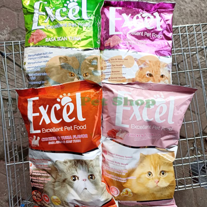 Jual Makanan Kucing Excel 500 gram Excel Mother & Kitten | Shopee Indonesia