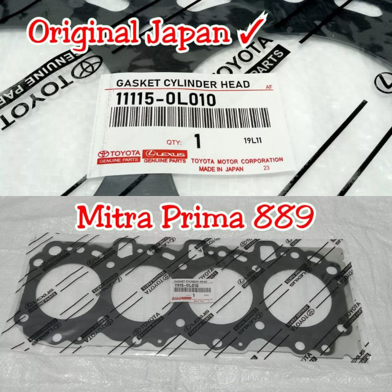 Jual Packing Paking Gasket Cylinder Head Kop Deksel Toyota Kijang