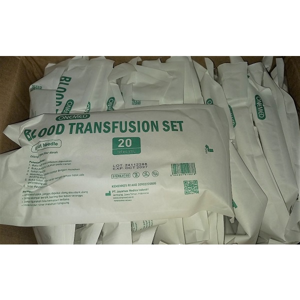 Jual Blood Transfusion Set Onemed | Shopee Indonesia