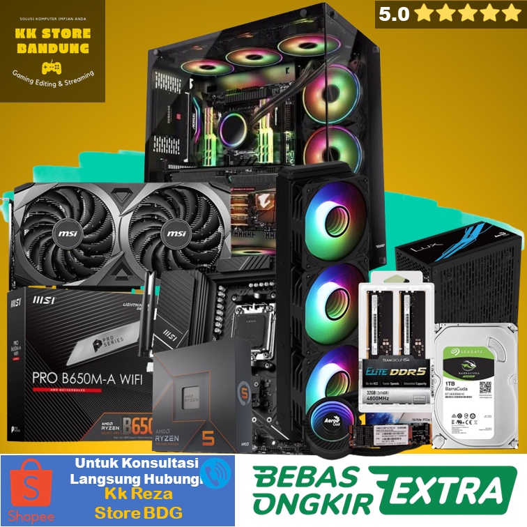 Jual Pc Gaming Amd Ryzen X Rtx Gb Gb D Ram Pc Rakitan Gaming Shopee Indonesia