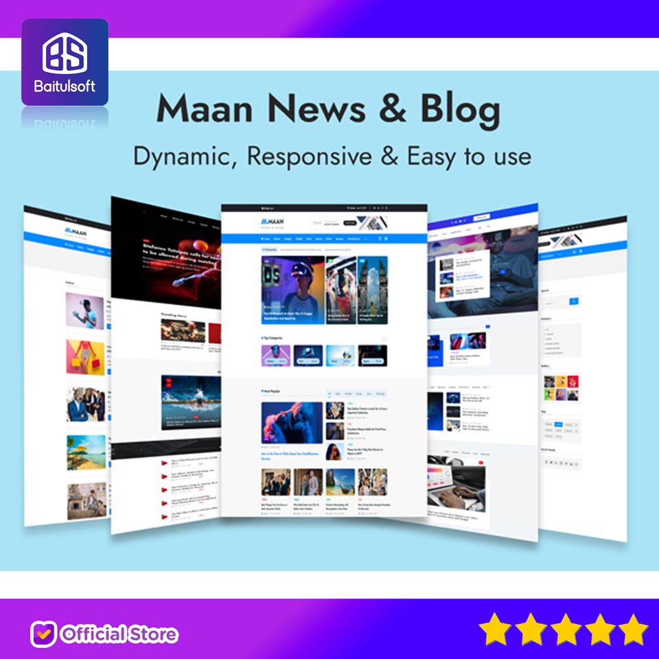 Jual SOURCE CODE APLIKASI MAAN NEWS- LARAVEL MAGAZINE BLOG & NEWS PHP ...