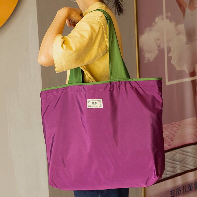 Jual Tas Belanja Lipat Serbaguna Size Jumbo Shopping Bag Portable Multifungsi Muatan Banyak