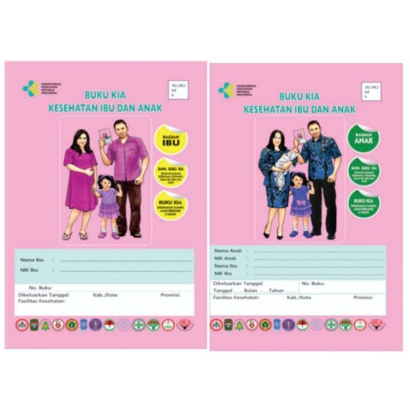 Jual Buku KIA 2021 + Sticker, Buku Kesehatan Ibu Dan Anak, Buku Hamil ...