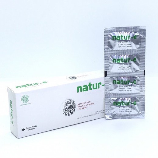 Jual Per Strip NaturE Daily Nourishing Vitamin E 100 IU / orange