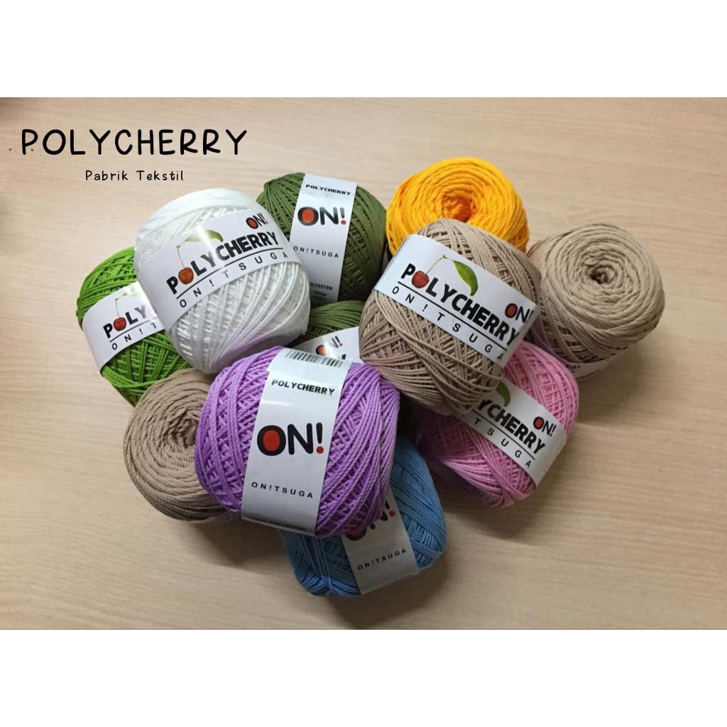 Jual Benang Rajut PolyCherry Onitsuga | Shopee Indonesia