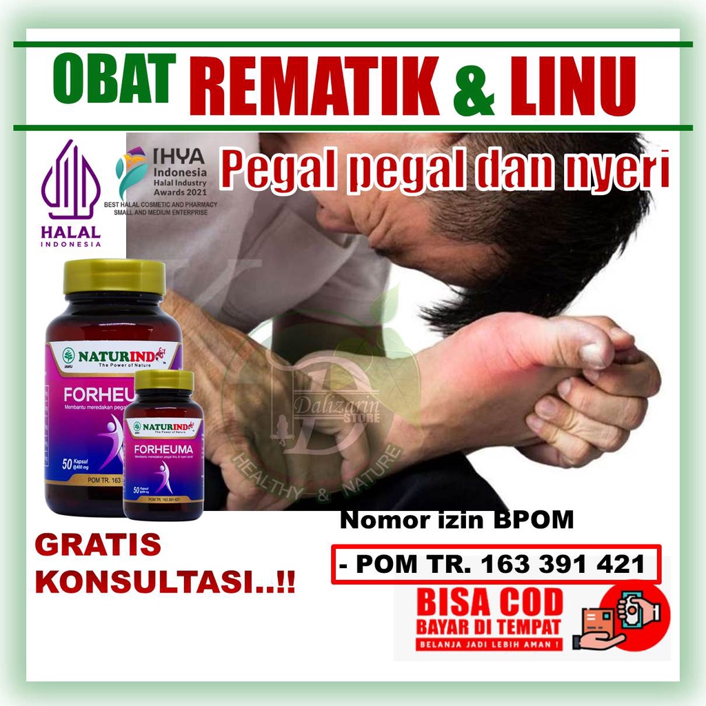 Jual Forheuma Obat Rematik Sendi Reumatik Herbal Radang Sendi Nyeri