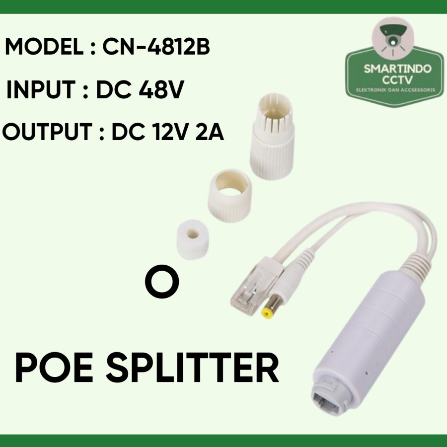 Jual Kabel Poe Splitter Injector Waterproof Body Tabung In V Out V